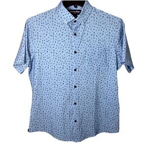 Mizzen + Main Leeward Men's M TRIM Poly Spandex Button Shirt